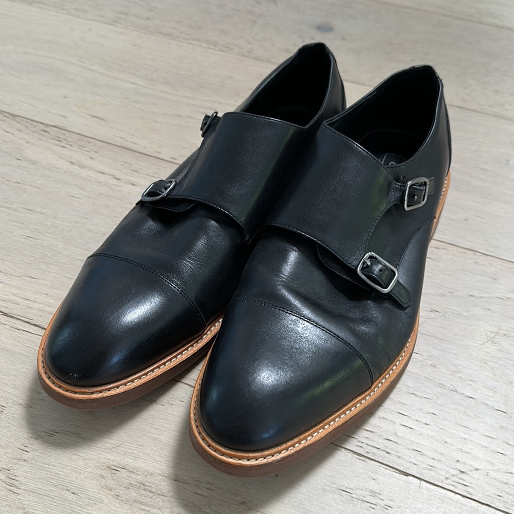 Sleek Gordon Rush Monk Strap Dress Shoes
